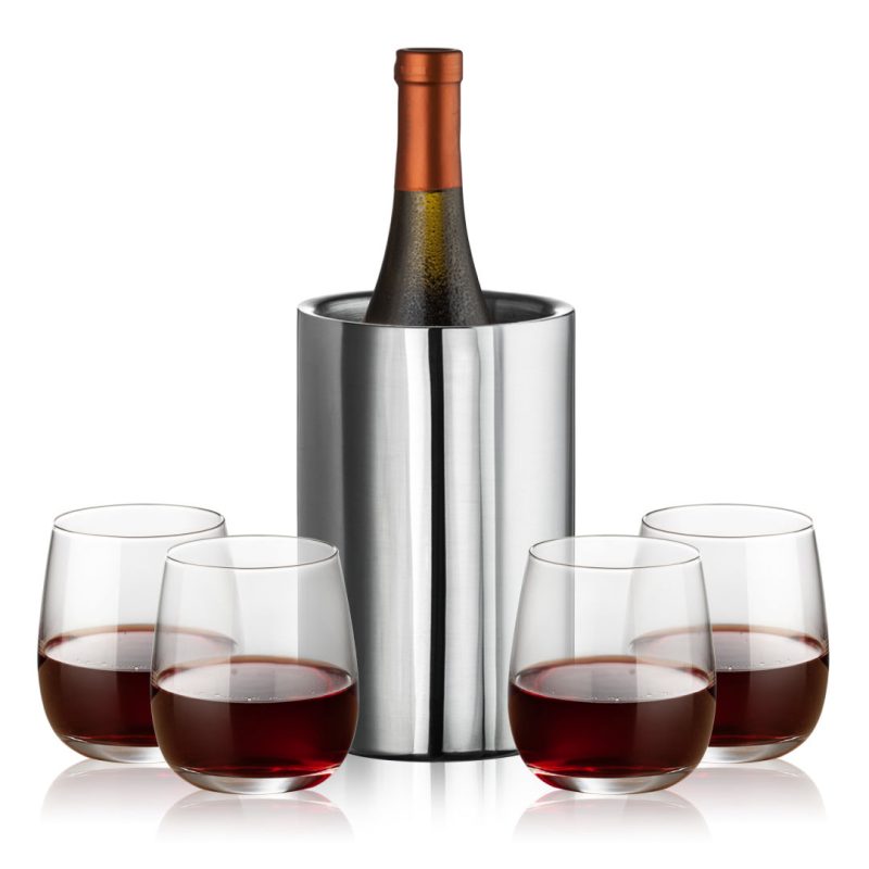 Jacobs Wine Cooler & Crestview Stemless Wine - 5