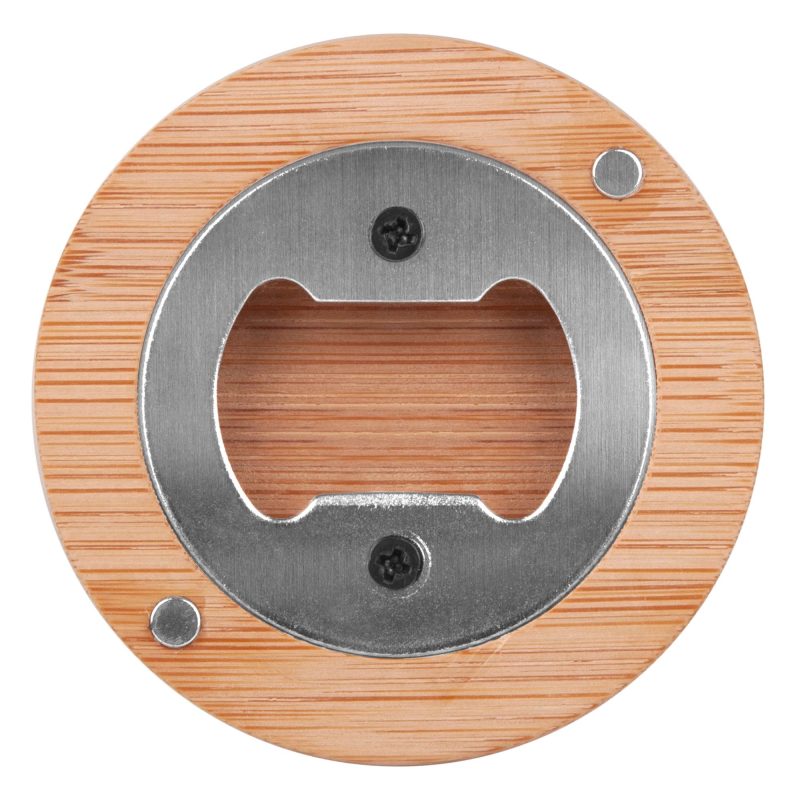 Magnetic Bamboo Bottle Opener - 2