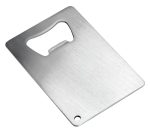 Stainless Credit Card Bottle Opener - 1