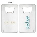 Stainless Credit Card Bottle Opener