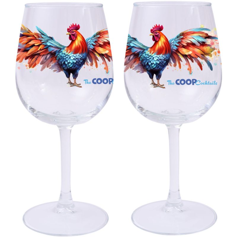 Full Color Wine Glass 12.75 - 1