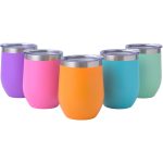 Saratoga Cruise Stemless Brite Wine Tumbler 12 Oz - 6