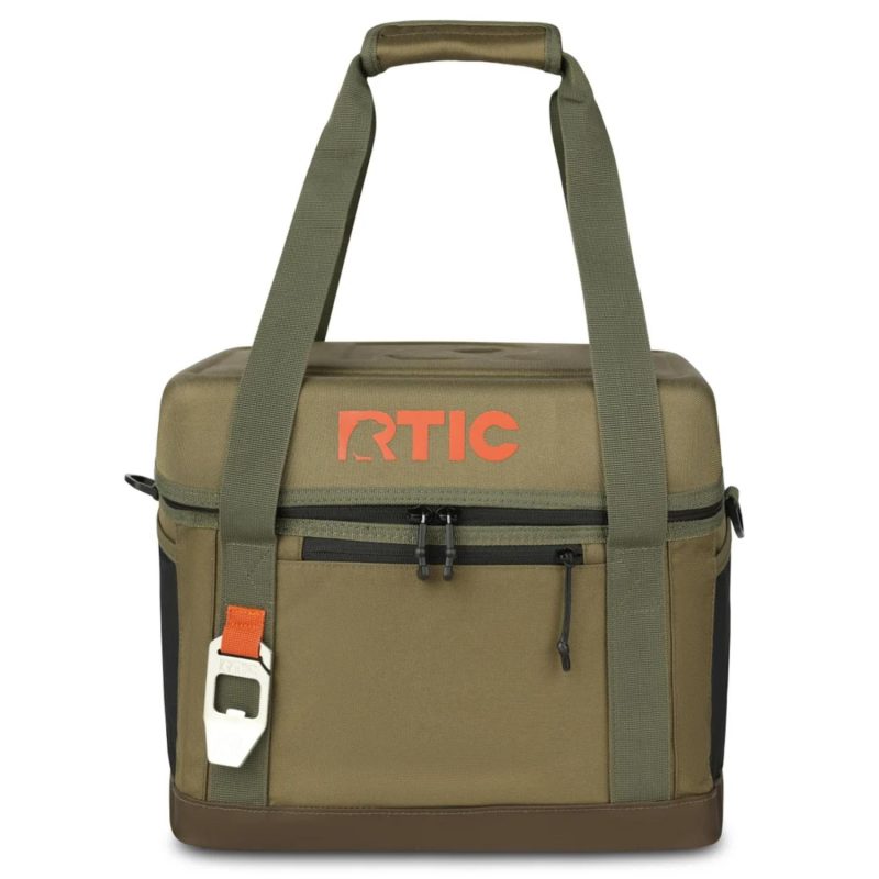 28-Can RTIC® Soft Pack Insulated Cooler Bag w/ Bottle Opener 13" x 12" - 9