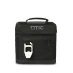 6-Can RTIC® Soft Pack Insulated Cooler Bag w/ Bottle Opener 8.5" x 7.5" - 5
