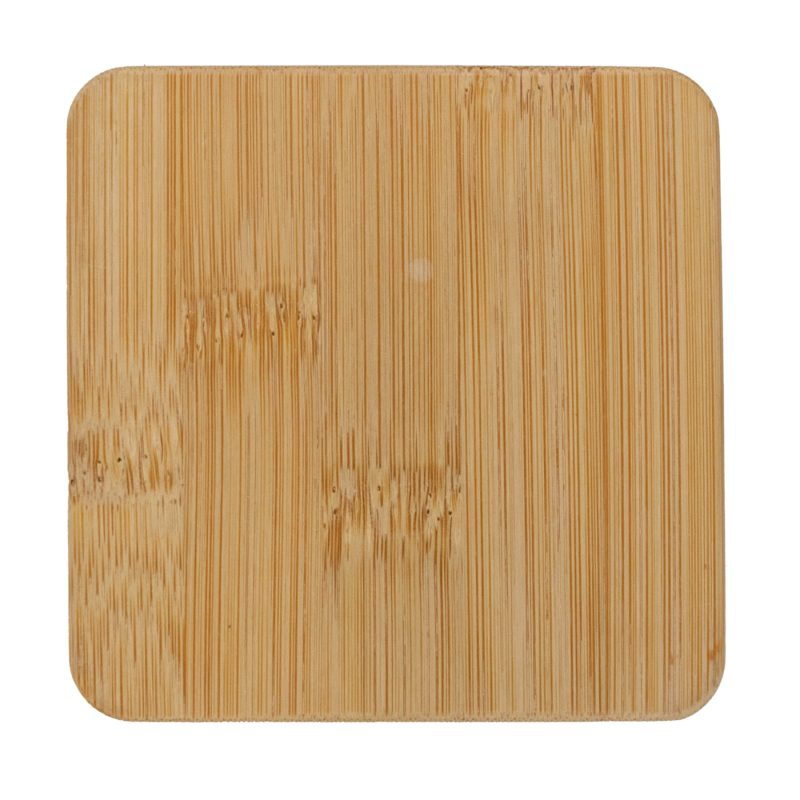 Bamboo Square Coaster & Bottle Opener - 1