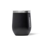 Corkcicle 12 Oz. Stemless Wine Cup - Matte Black