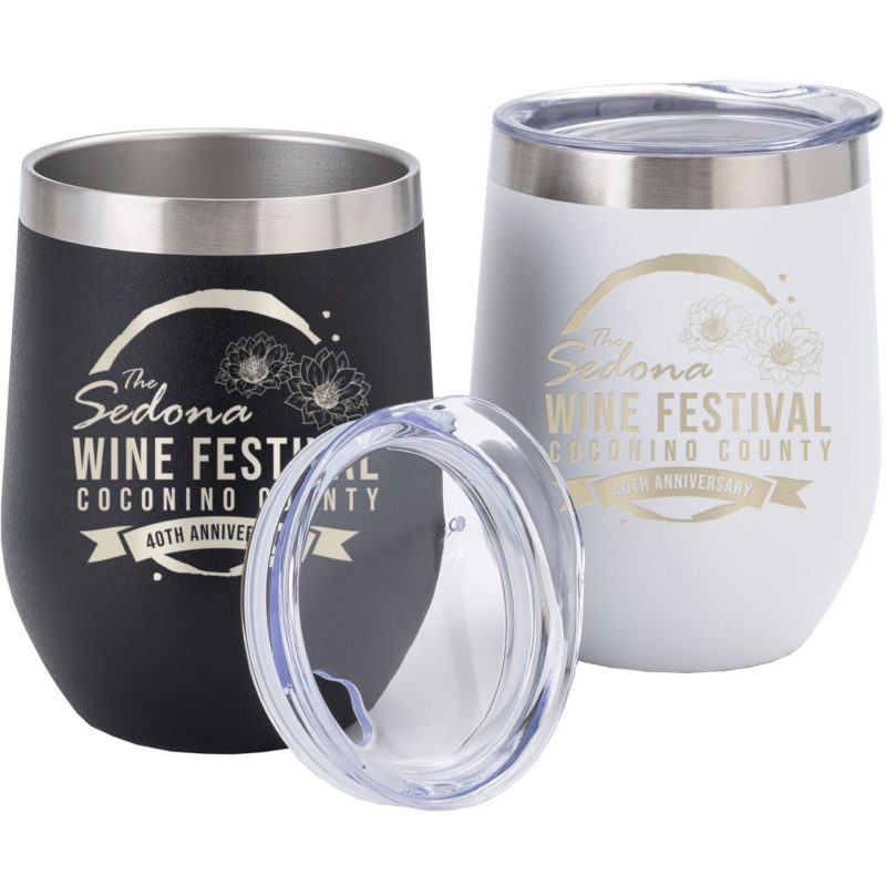 Cruise Stainless Steel Wine Tumbler 12 Oz - 2