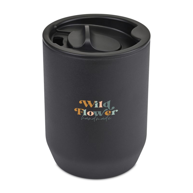 Aviana™ Rowan Recycled Wine Tumbler - 15 Oz. - Black - 3