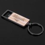 Bamboo Key Chain Bottle Opener - 4