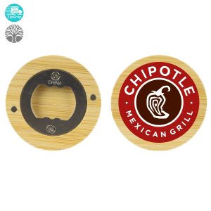Magnetic Bamboo Bottle Opener