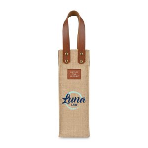 Out of The Woods® Jute Wine Tote - Natural