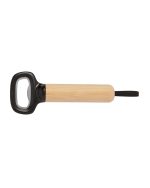 Bamboo Bottle Opener with Silicone Strap - 2