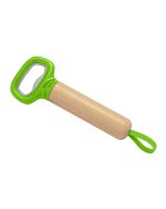 Bamboo Bottle Opener with Silicone Strap - 3