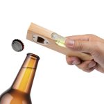 Borinda Bamboo Bottle Opener w/Level - 2