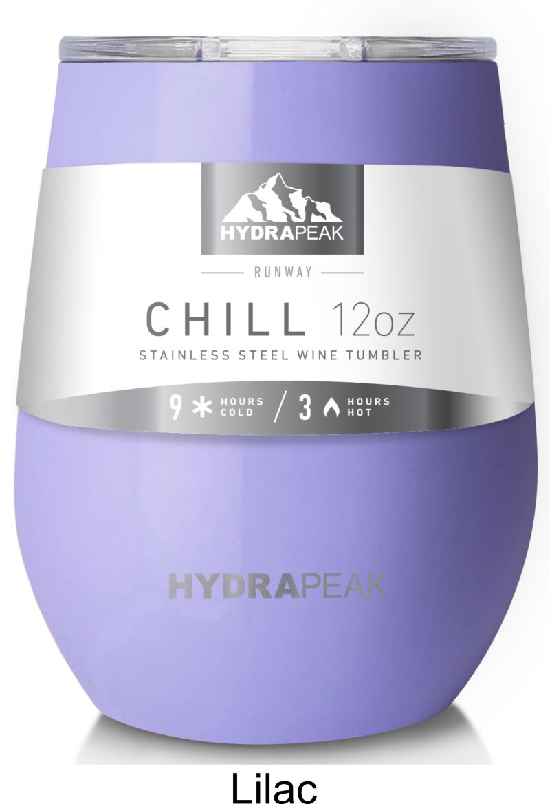 12 Oz. Hydrapeak Chill Wine Tumbler LIFETIME WARRANTY! - 7