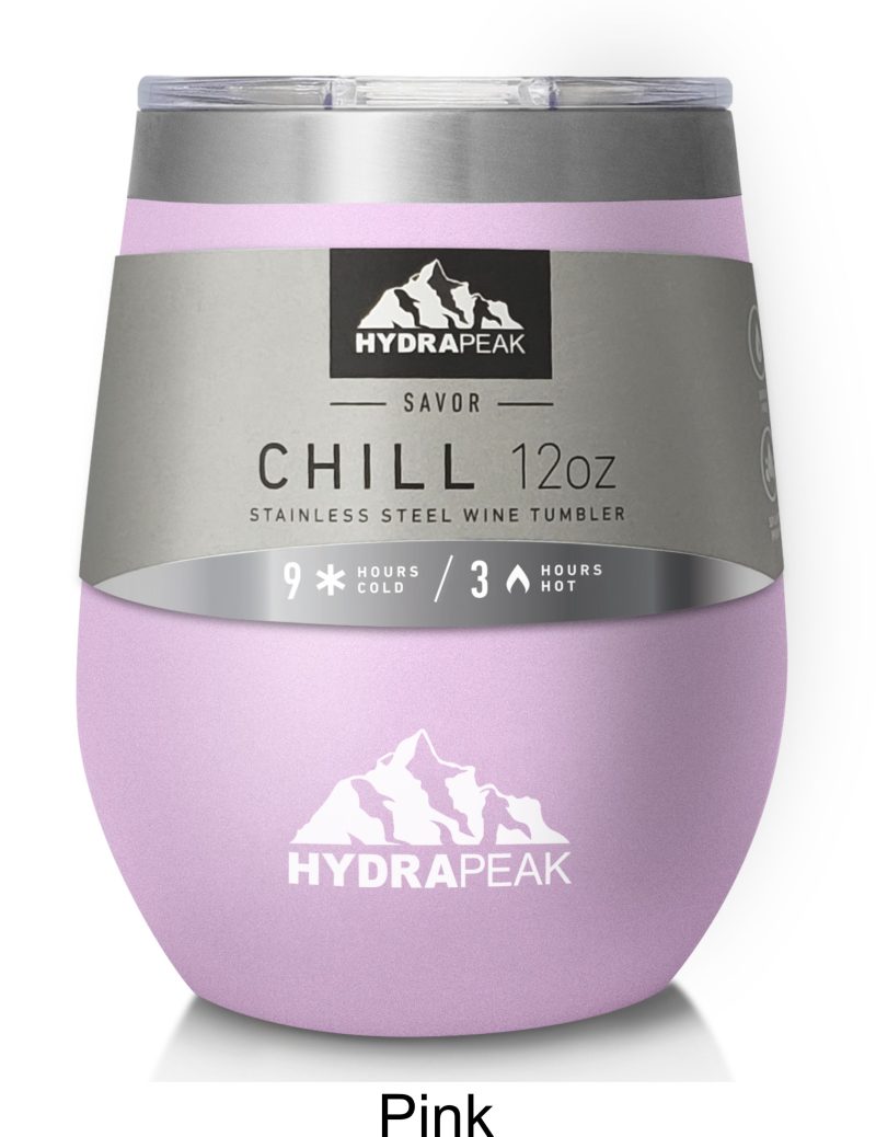 12 Oz. Hydrapeak Chill Wine Tumbler LIFETIME WARRANTY! - 9