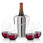 Pescara Wine Cooler & Oldham Stemless Wine Set - 2