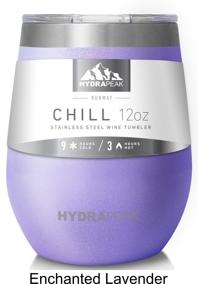 12 Oz. Hydrapeak Chill Wine Tumbler LIFETIME WARRANTY! - 4