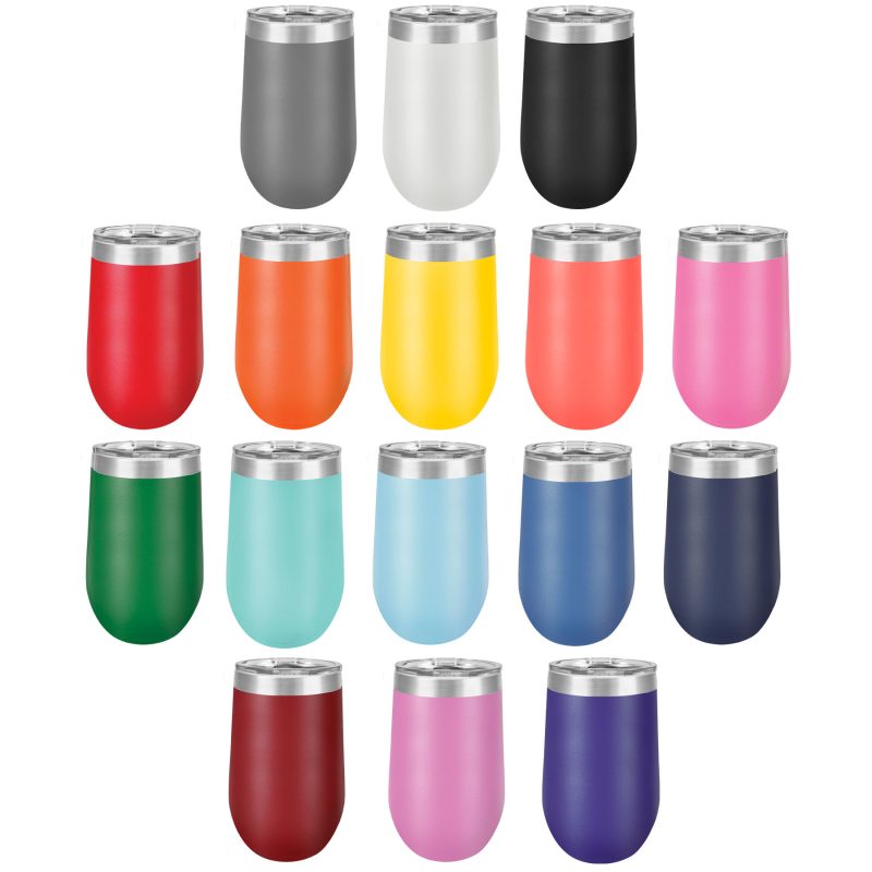 16 oz. Polar Camel Metal Wine Tumbler - 1