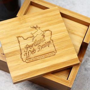 Bamboo Coaster Set