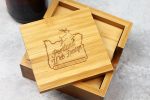 Bamboo Coaster Set - 4