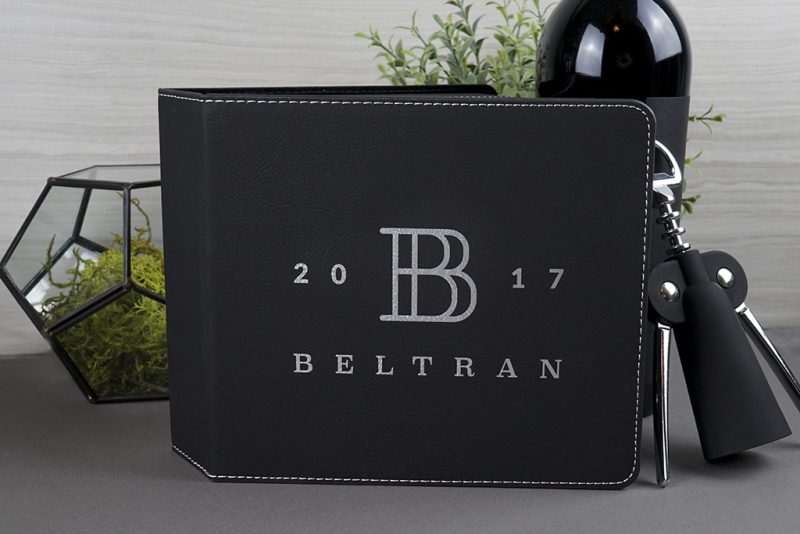 Leatherette 3-Piece Wine Tool Gift Set