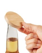 Bamboo Bottle Opener With Magnet - 1