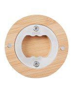 Bamboo Bottle Opener With Magnet - 2