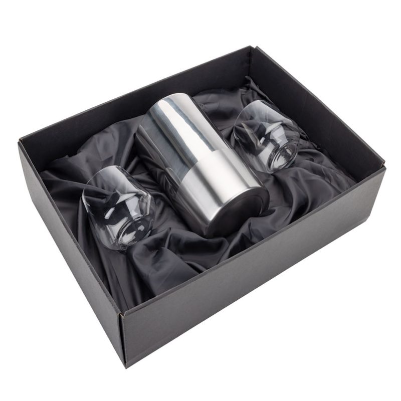 Catania Wine Cooler & Breckland Stemless Wine Set - 1