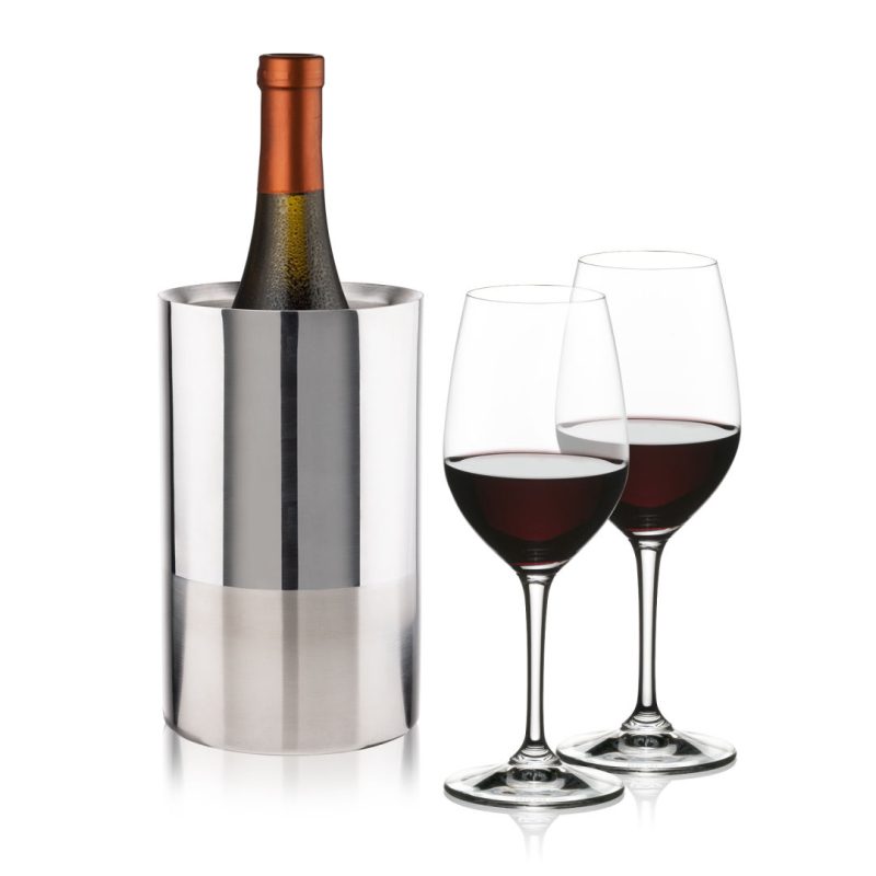 Catania Wine Cooler & RIEDEL Oenologue Wine Set - 2