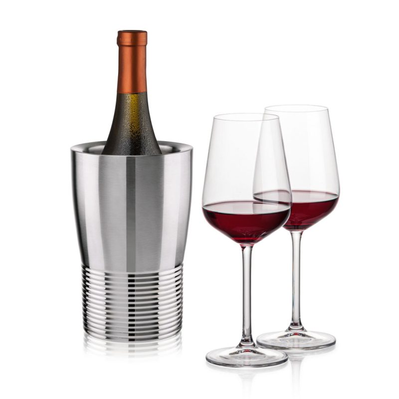 Genoa Wine Cooler & Elderwood Wine Set - 2