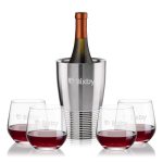 Genoa Wine Cooler & Garland Stemless Wine Set - 2