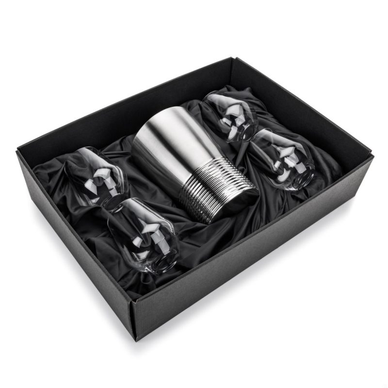Genoa Wine Cooler & Laurent Stemless Wine Set - 3