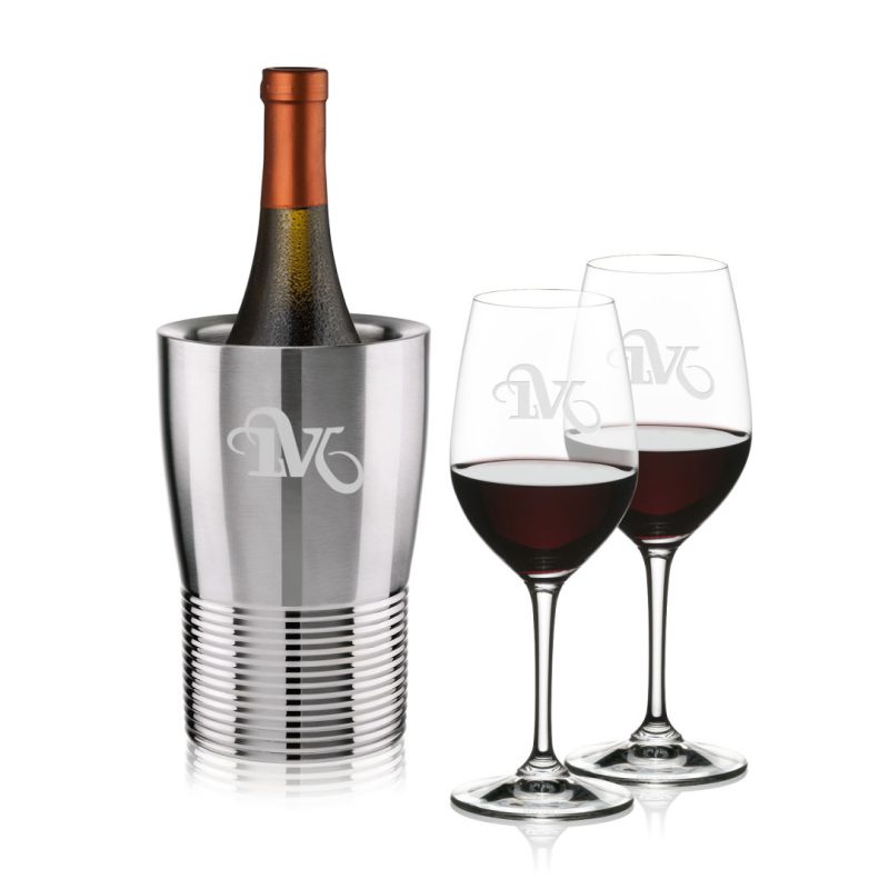 Genoa-Wine-Cooler-RIEDEL-Oenologue-Wine-Set-SST1042-RO Genoa Wine Cooler & RIEDEL Oenologue Wine Set