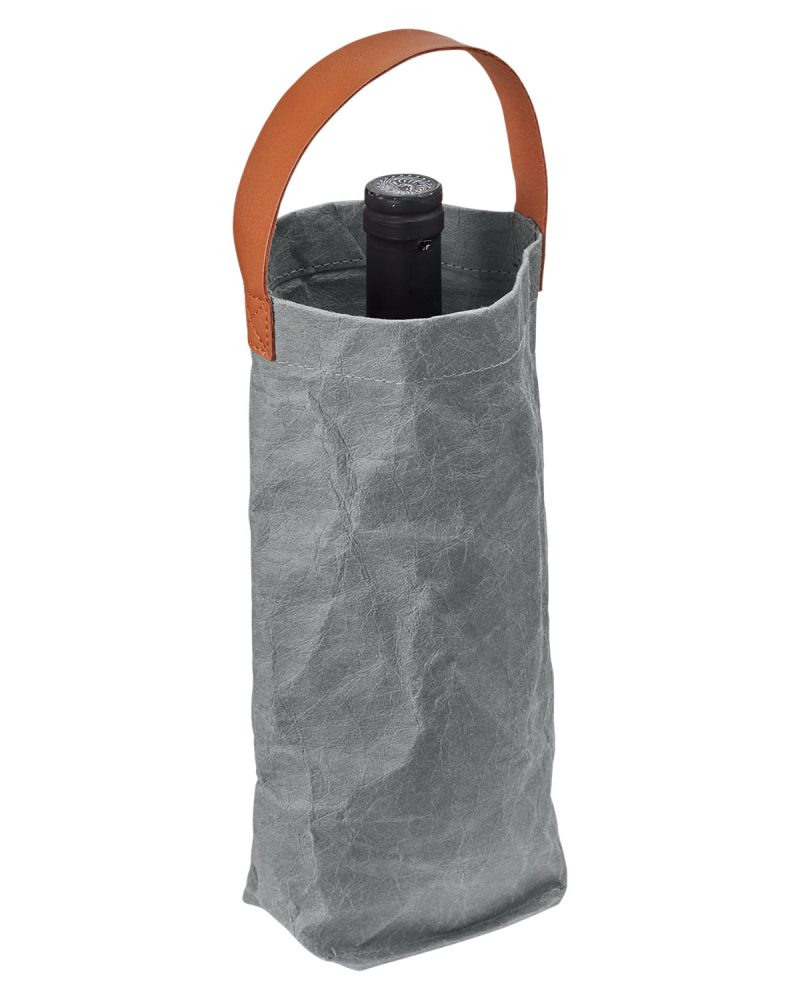 Home & Table Washed Paper Wine Tote Bag. - 9