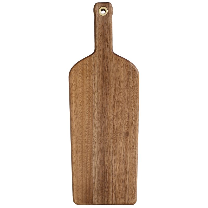 Rock & Branch® Acacia Wine Bottle Cutting and Serving Board - 1