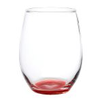Enjoy 21 oz. ARC Stemless Wine Glass with Color Bottom - 1