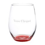 Enjoy 21 oz. ARC Stemless Wine Glass with Color Bottom - 9