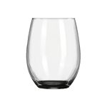 Wine O'Clock 9oz ARC Stemless Wine Glass C8832 with Color Bottom - 5