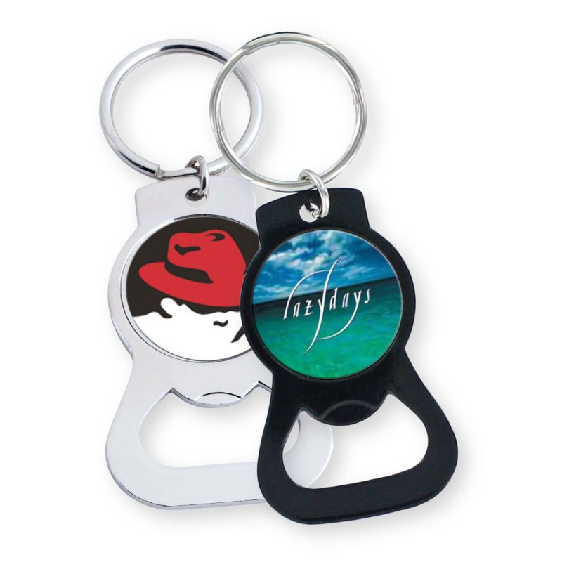 Bottle Opener Key Ring- NICKEL
