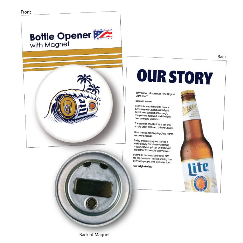 Bottle-Opener-wMagnet-BTC13422 Bottle Opener w/Magnet