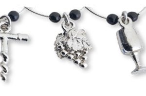 Custom 3D Die Cast Wine Charm Up to 3/4"