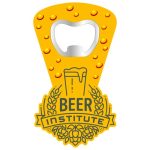 Pvc Bottle Opener / Magnet. 4" X 1-1/2"