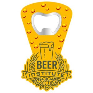 Pvc Bottle Opener / Magnet. 4" X 1-1/2"