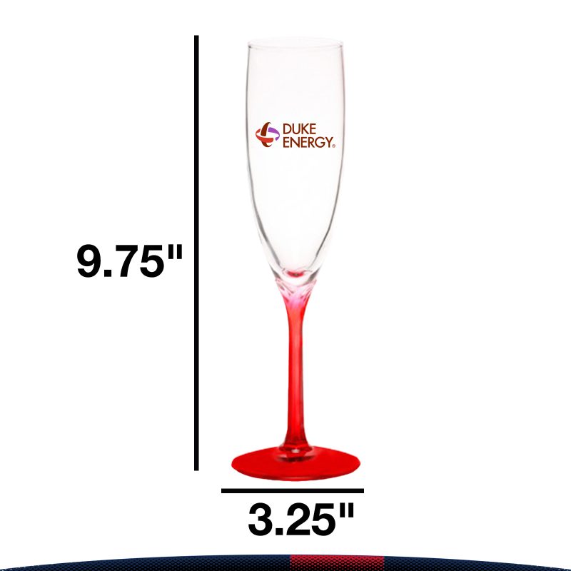 6 oz. Libbey Balla Champagne Flutes - 3