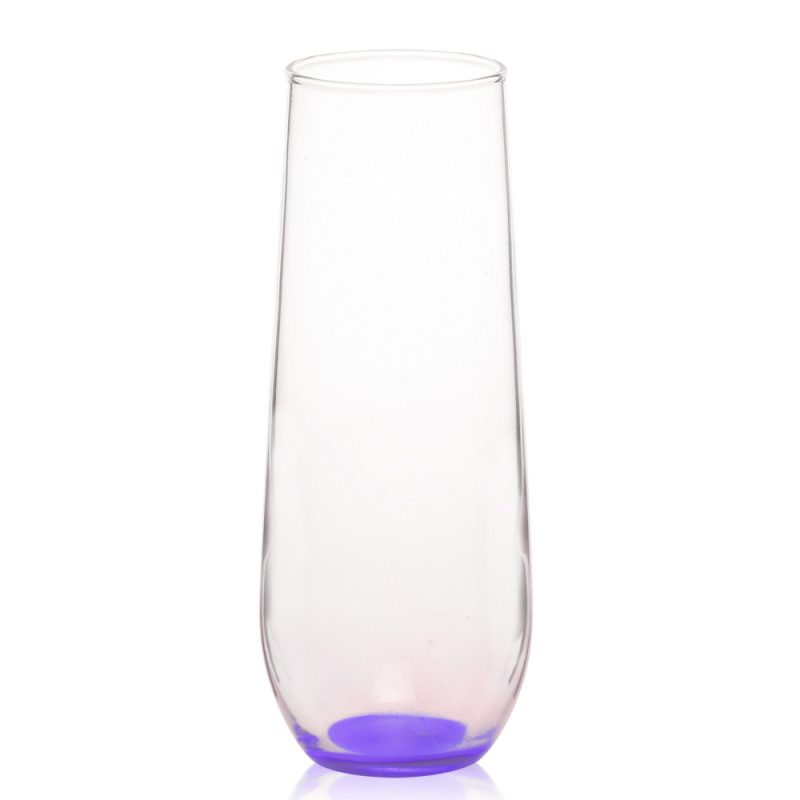 8 Oz. Libbey® Stemless Champagne Flute Glass - 6