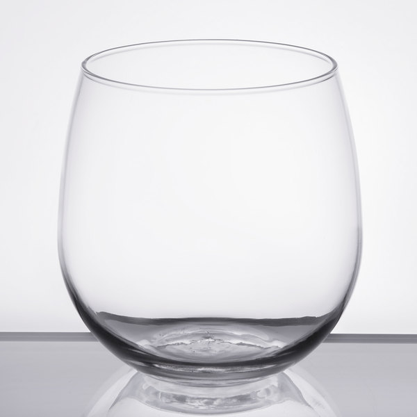 Laser Engraved Libbey® 222 16.75 oz. Stemless Red Wine Glass - 1