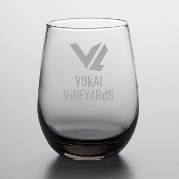 Laser-Engraved-Libbey®-231SM-1525-oz-Moonstone-Grey-Stemless-White-Wine-Glass-GLS-L231SM Laser Engraved Libbey® 231SM 15.25 oz. Moonstone Grey Stemless White Wine Glass