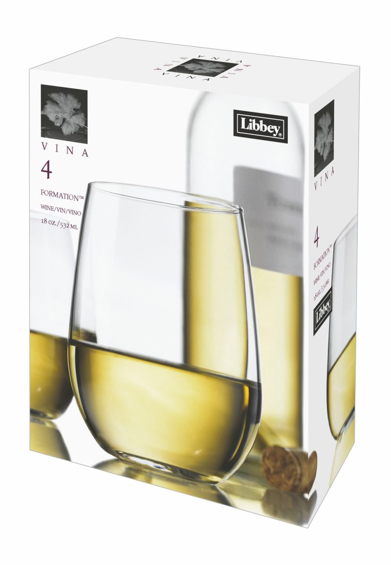 Libbey Vina Stemless White Wine Glass