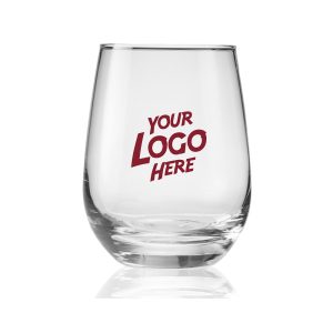 Libbey Stemless White Wine Glasses 15.25 oz